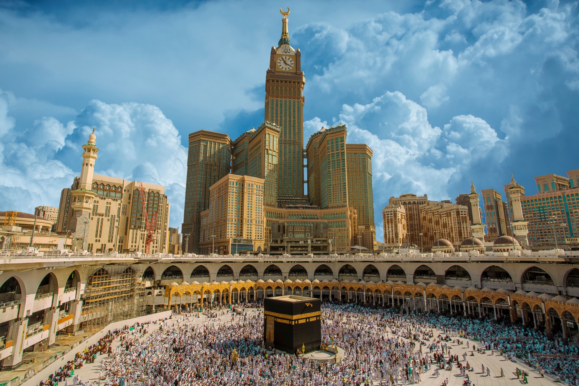 La Kaaba et la Grande Mosquée de La Mecque en journée
